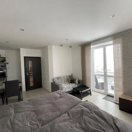 Apartamento Plně Vybavený Luxusní 1kk S Balkonem, Výhledem *